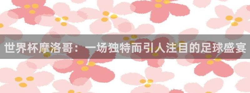 世预赛欧洲赛程表：世界杯摩洛哥：一场独特而引人注目的足球盛宴